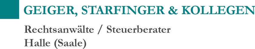 Logo - Geiger, Starfinger & Kollegen