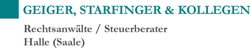 Logo - Geiger, Starfinger & Kollegen